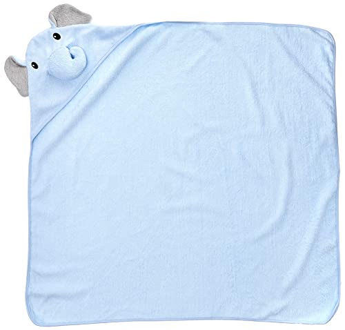 Детско памучно кърпа с качулка във формата на мордочки на животното, светло син слон, един размер (опаковка от 5)