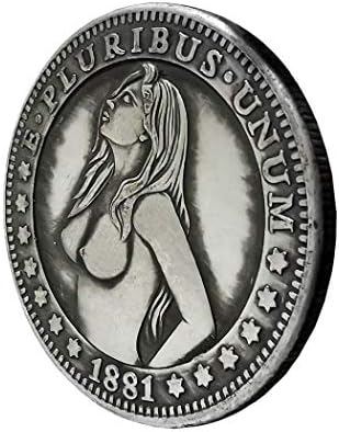 Kocreat Секси Монета Красиво Момиче Изкуството на Сувенирни Монети Монета Скитници-Копие на Американския Орел Свобода Монета Счастливчика