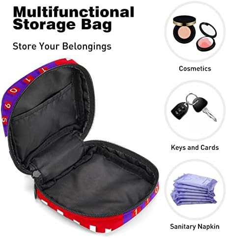 ORYUEKAN Чанта За съхранение на Хигиенни Кърпички, Преносима Чанта за съхранение на Менструалния Купа за Жени и Момичета,