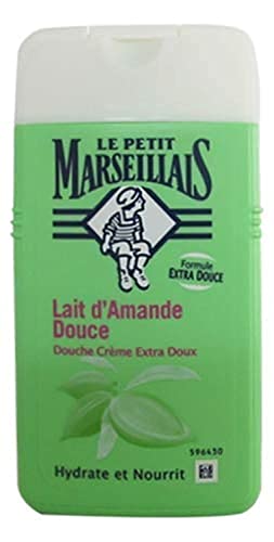 Le Petit Marseillais 1 Бутилка средства за лицето по ваш избор, Френски крем за душ-6 разновидности на 250 мл (8,4 грама) (Lait d ' Amande