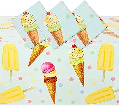 Покривка за сладолед Sparkle and Bash (54 x 108 инча, 3 опаковки)