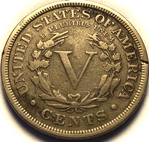 1883 P Liberty V С Цента Никел Продавачът Глоба
