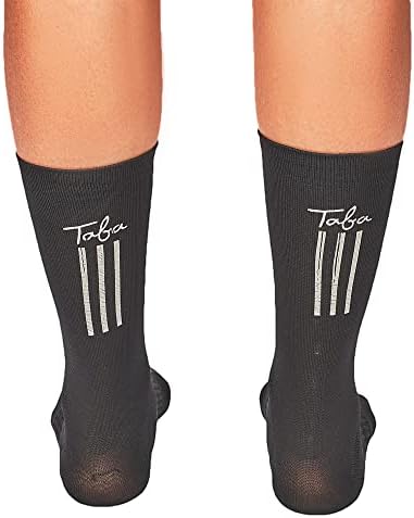 Компресия чорапи за колоездене Taba Унисекс – чорапи за Колоездене с дължина 7 инча за шоссейного колоезденето (3 опаковки)