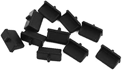 X-DREE 10 бр. Черна пластмасова капачка от боклук за цифрово устройство, USB-A1 (капак от пластмаса nera da 10 pezzi за цифрова продукта USB-A1