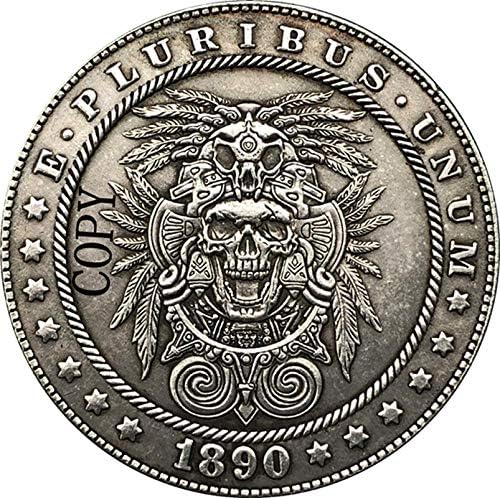 Скитник Никел 1890-Кубовая Монета в щатски Долари Морган Вид на Копия 188