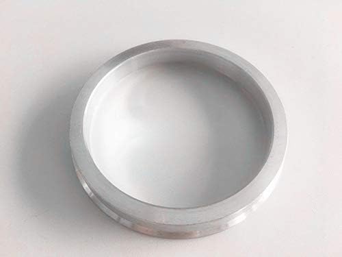 NB-AERO 4 бр. Сребристи Алуминиеви пръстени от 73 мм (колелце) до 58,1 мм (Ступица) | Централно пръстен Hubcentric от 58,1