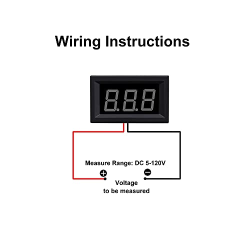 Мултицет за постоянен ток 6,5-100V 0-100А и мини-Волтметър за постоянен ток 5-120В