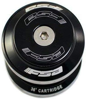 FSA Orbit MX Пътна слушалки МТБ без дърворезба 1-1 / 8 инча с горния капак, Черна, № 20, XTE1504