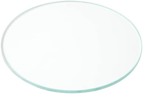 Плимор Кръгло 3 мм Прозрачно стъкло, Без скосове, 4 инча x 4 инча