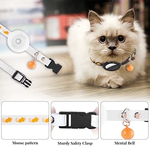 LOUDTEC Нашийник за котки с въздушна биркой и камбана - Нашийник за котки с въздушна биркой, Силикон Водоустойчив каишка