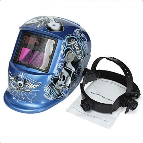 Заваряване маска MJCDHMJ с автоматично затъмняване на слънчева батерия, заваряване шлем за заваряване MIG с модел под формата на паяжина,