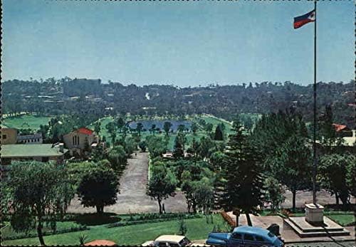 Бърнхам Парк на Baguio, Филипините Оригиналната реколта картичка
