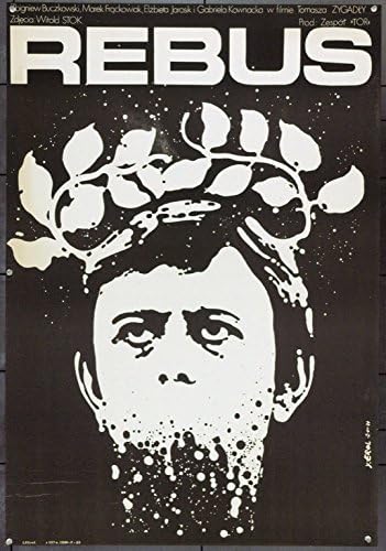 Ребус (1977) Оригиналът на полски плакат (27x39) Много фина работа Якуб Эрола