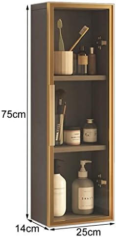3 Нива Тесен стенен шкаф с врати за малки помещения, шкафове, Шкаф за баня, Кухненски Стенен шкаф, Перфорирана шкафче за съхранение