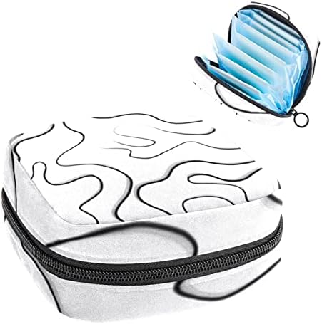 Чанта за съхранение на хигиенни кърпички ORYUEKAN, Чанта за Менструална Чаши, Преносими Чанти за съхранение на подложки за хигиенни Кърпички,