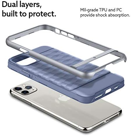 Калъф Caseology Parallax за Apple iPhone 11 Pro Max Case (2019) - Сребрист