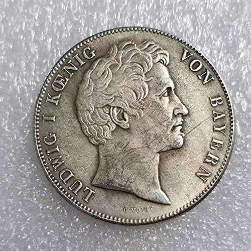 Вызовная Монети Старинни Занаяти 1844 Немски Сребърен Долар Възпоменателна Монета 1544 Колекция от монети