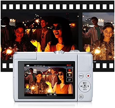Фотоапарат EOS M200 Micro SLR цифров фотоапарат, HD-камера за дома или за пътуване Цифрова камера (цвят: W)