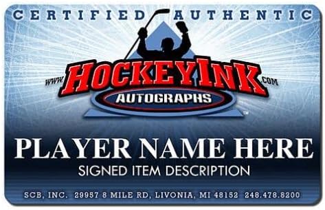 НОРМИ УЛЛМАН подписа шайбата Торонто Мейпъл Лийфс - за Миене на НХЛ с автограф