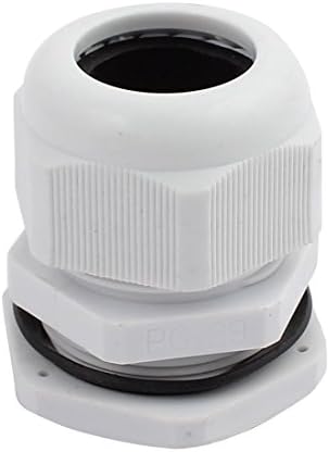 Aexit Водоустойчив PG29 Аудио и Видео Аксесоари Cable Вводы на Връзката Конектор за Съединители и Адаптери Диаметър 18-25 мм Тел Бял