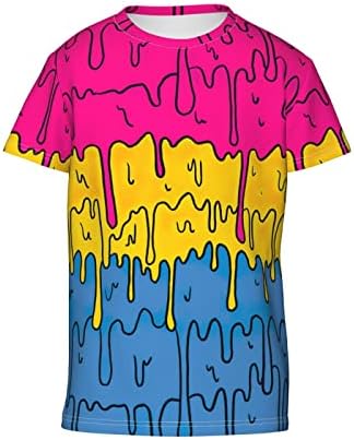 Сладка тениска Pride Pastel Melting Pride 2 с Къси ръкави, Новост за момчета и Момичета