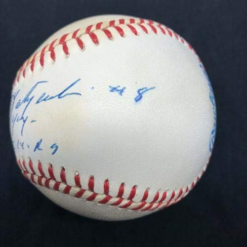 Карл Майкъл Ястржемски Пълното име 452 часа в Архивите Прякор Подписан Бейзболен PSA - Бейзболни топки с автографи