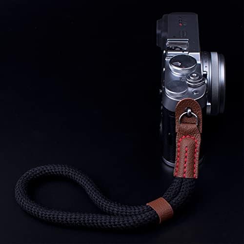 VKO Черна каишка за фотоапарат, съвместим с камери Fujifilm X-T30 X-T4 X-T3 X-T20 X-T2 X70 X-Pro2 X-E3 X30 XQ2 X100F A6100 A6600 A6400 A6000