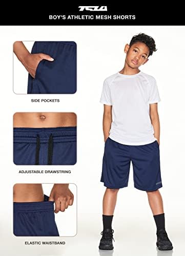 Спортни къси Панталони за момчета TSLA 1 или 2 опаковки, бързо съхнещи Шорти За Бягане В Баскетбол, Спортни къси Панталони За активни спортове
