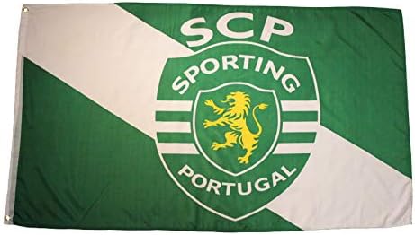 Спортен SCP Portugal Голям Флаг с размери 3 х 5 Метра, Нов Банер