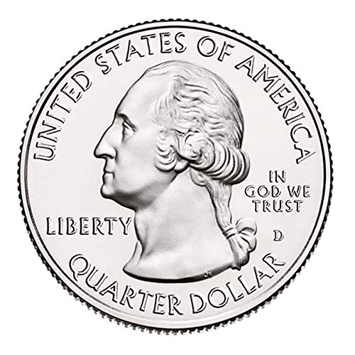 Набор от монети 2020 P, D и 2021 P, D National Park Quarter 12 Без лечение