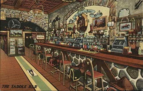 The Saddle Bar - Оригинални антични Картичка на Джак Дилейни от Ню Йорк, Ню Йорк, Ню Йорк, Ню Йорк