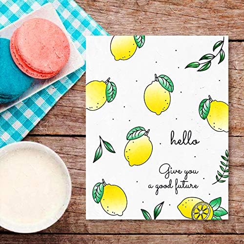 Добре дошли в Joyful 1бр Годишният Прозрачен Подпечатан с Лимонови плодове за Производство на пощенски Картички, Декорации и Scrapbooking