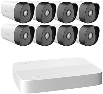 Градинска система за видеонаблюдение Tenda Home PoE, IP камера PoE Bullet 4 * 4 Mp с видеорегистратором PoE 4K H. 265,