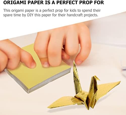 Zerodeko Сватбени подаръци от дебела хартия Хартия за Оригами Квадратна Сгъваема хартия: 200 Листа от Лъскава хартия, ръчна изработка