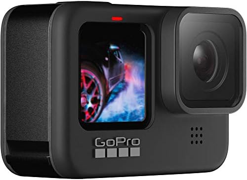 GoPro HERO9 Черна, Водоустойчива Спортна Екшън камера, Видео 5K / 4K, Комплект с 2 Допълнителни батерии, карта памет microSD с обем