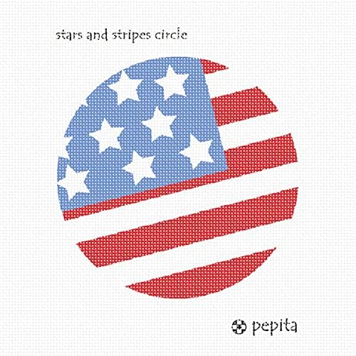 комплект за бродиране pepita: Звездно-Шарени кръг, 7 x 7