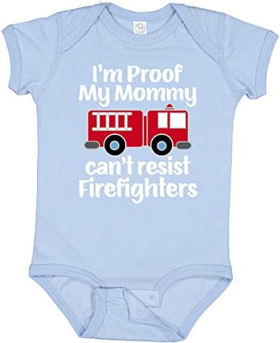 детски Боди inktastic Firefighter Baby Daddy Пожарникар