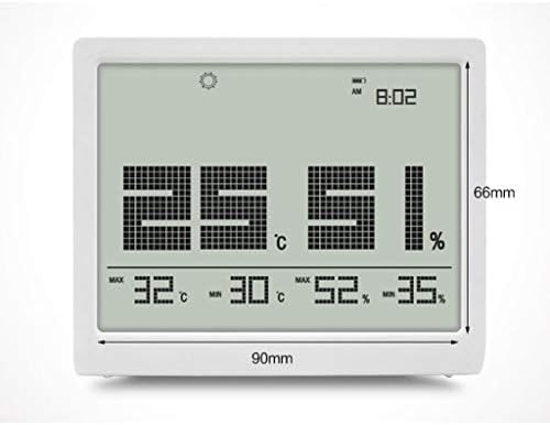 UXZDX CUJUX Термометър за стая машина за висока точност Влагомер Електронен Термометър Тънък Точност Термометър Дигитален Дисплей Настолен