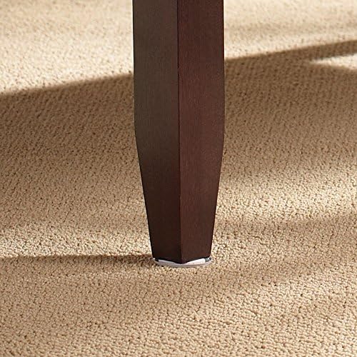 Супер Плъзгачи 2 1/4 Кръгли самозалепващи мебелни плъзгача или упътване за килим за защита на пода и лесно преместване, бежов (4