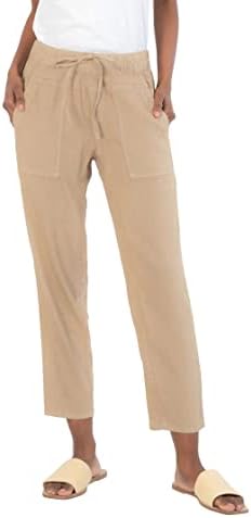 Дамски панталони на експозиции KUT от Kloth с Еластичен колан, Странични джобове за ръцете и задни джобове с капаци