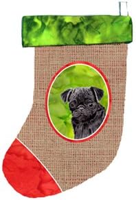 Carolin's Treasures SC1016-CS Коледни Чорапи, Чорапи За Окачване на Камината, Декор за Коледно парти, Семейни Празнични Украси,