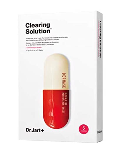 Включва Маска за лице Dr. Jart+ Clearing Solution 5 бр., брой 5 бр.