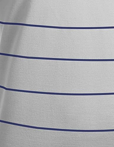 Мъжки ризи Поло COOFANDY с Къс ръкав Класически, Намаляване, Ежедневни Леки Райета Спортни Тениски-Топка за Голф