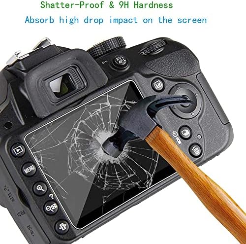 Защитно фолио ZLMC Бунтовник T6 T7 за огледално-рефлексен фотоапарат Canon EOS Rebel T7 T6 T5, закалено Стъкло Дебелина 0,3 мм, твърдост 9H
