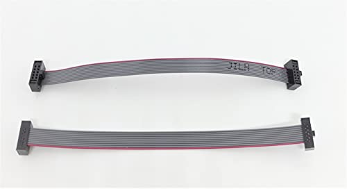 Connectors Pro 2-Pack 10 см 4 инча 1,27 mm 0,0510P 2x5 F/F Mini-гнездовой съединител IDC със стъпка 0,0635 0,025 мм 10 проводници