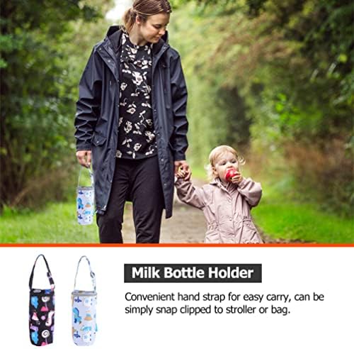 DOITOOL Аксесоари за хранене на бебето, Изолатор за бебешко шише за Количка, ръкав: 2 бр., Преносима гореща вода чанта за бебешки бутилки,