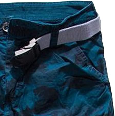 Maiyifu-GJ Мъжки Камуфляжные къси Панталони с много джобове Свободно, Намаляване, Камуфляжные Памучни Шорти-Карго, всеки