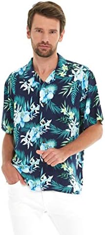 Подходяща Двойка Хавайска риза Luau или Рокля-пеперуда в цвят Orchid Breeze
