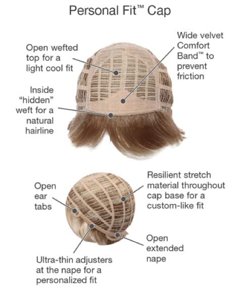 Многослоен Вълнообразни перука Gabor Fortune Дължина до яката от Hairuwear, Среден размер, G17 + Vanilla Mist