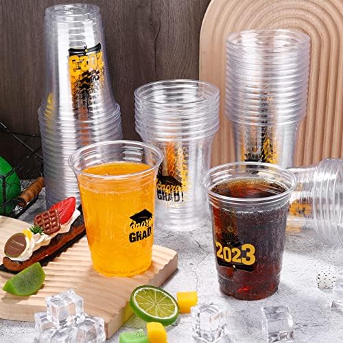 Shojoy 60 Опаковки Абитуриентски на картонени Чаши за Еднократна употреба Пластмасови Чаши за Абитуриентски партита, 16 Мл, Чаша за Пиене,